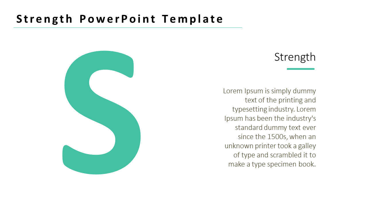 Get Strength PowerPoint Template and Google Slides Theme